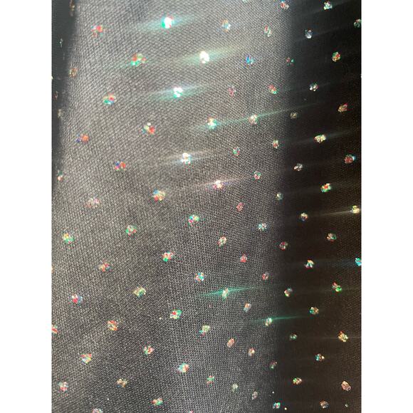 Teddi of California - Button Down Black with Glitter Polka Dots - Size 14 - Picture 6 of 6